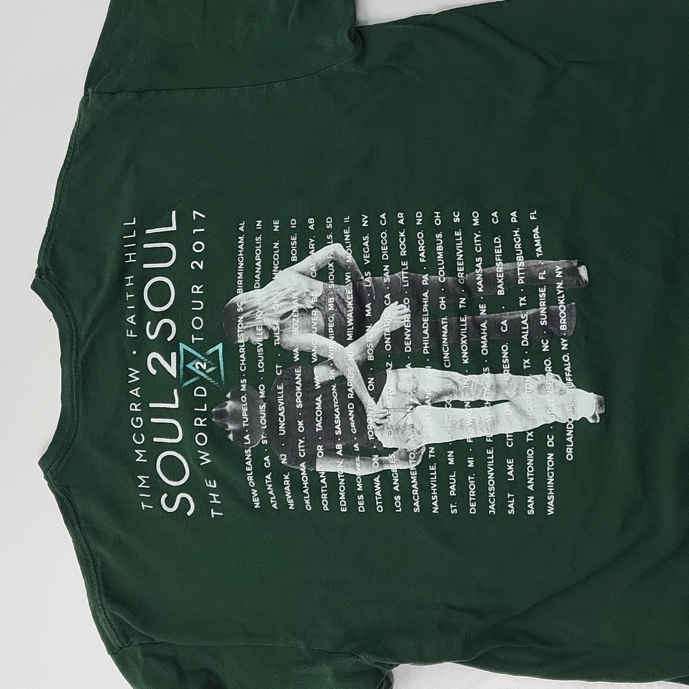 Tim McGraw Faith Hill Soul 2 Soul Tour Tee Size XL